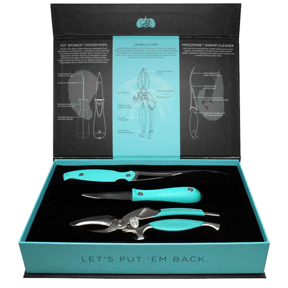 Kitchen Collection: Oyster Knife, Shrimp Cleaner, & Crab Cutter TOAD 1011