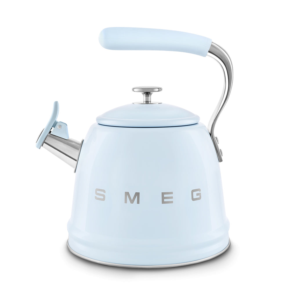 WHISTLING TEA KETTLE PASTEL BLUE SMEG CKLW2001PB