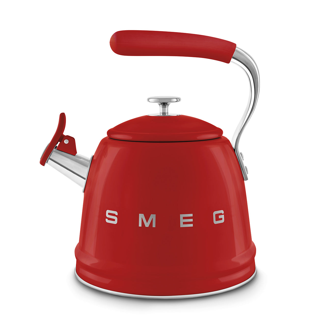 WHISLTING TEA KETTLE RED SMEG CKLW2001RD