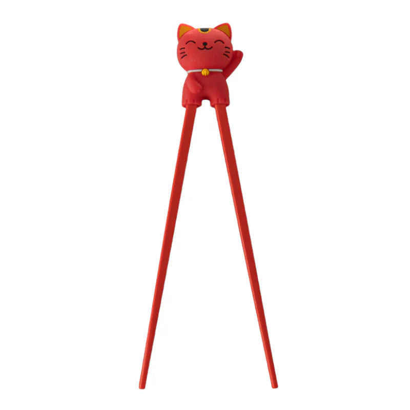 Training Chopsticks Lucky Cat UBTK CTS10-RD