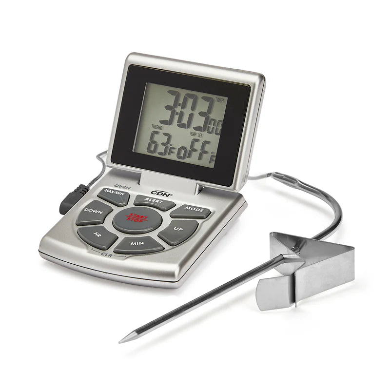 Thermometer Combo: Probe, timer, clock CDN DTTC-S