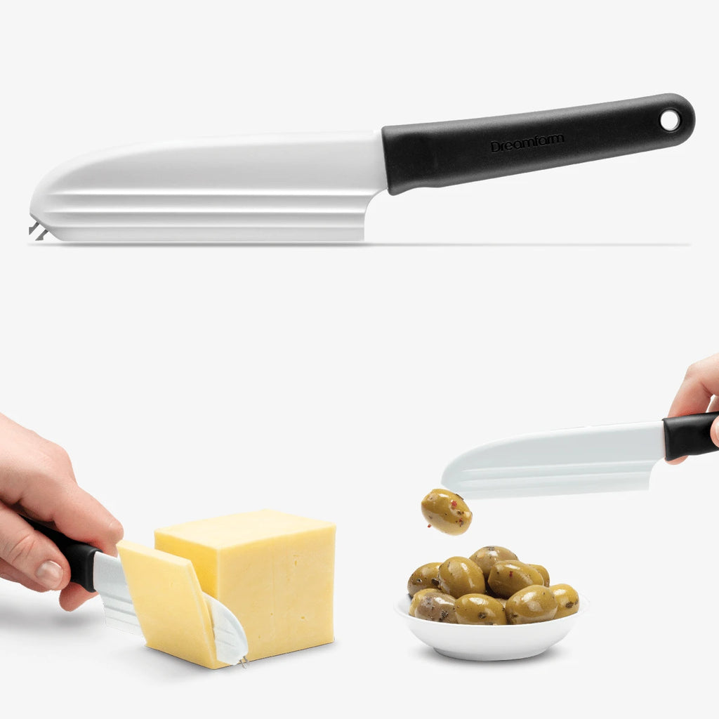 Cheese Knife Knibble red DF DFKB5226