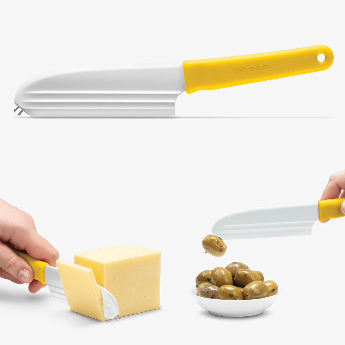 Cheese Knife Knibble yellow DF DFKB5233