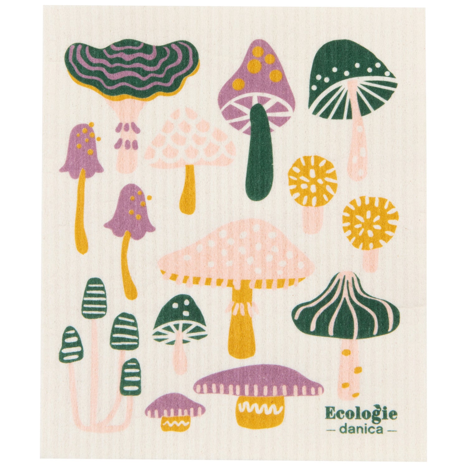 Swedish Dishcloth Mushroom Gems DANI ESW3806D