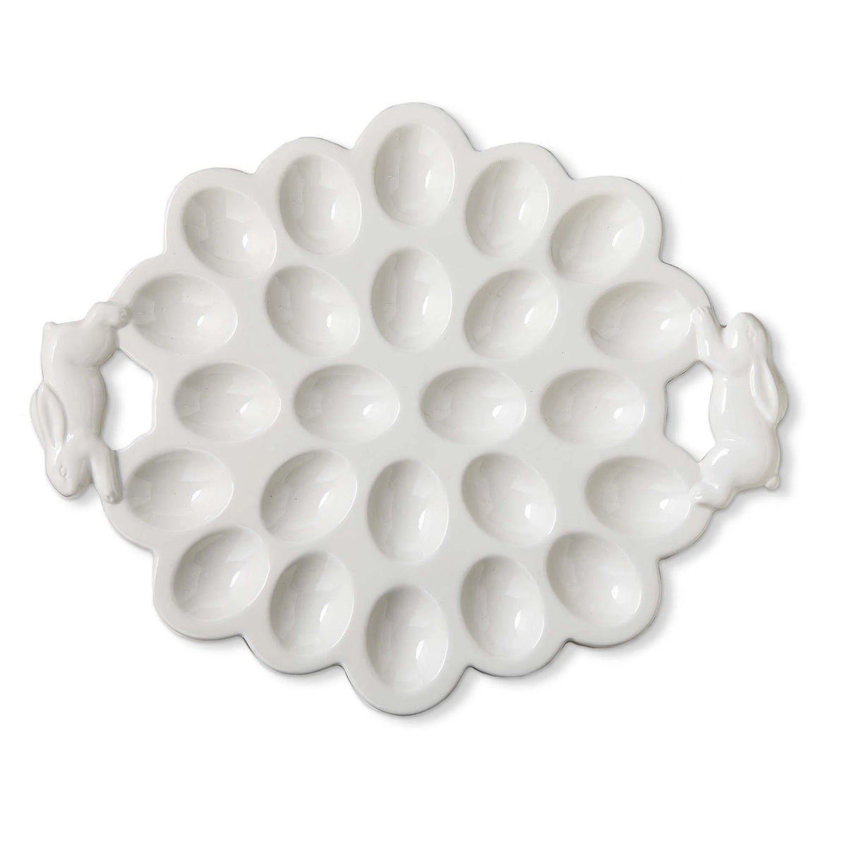 Platter, Egg Bunny handled TAG G19376