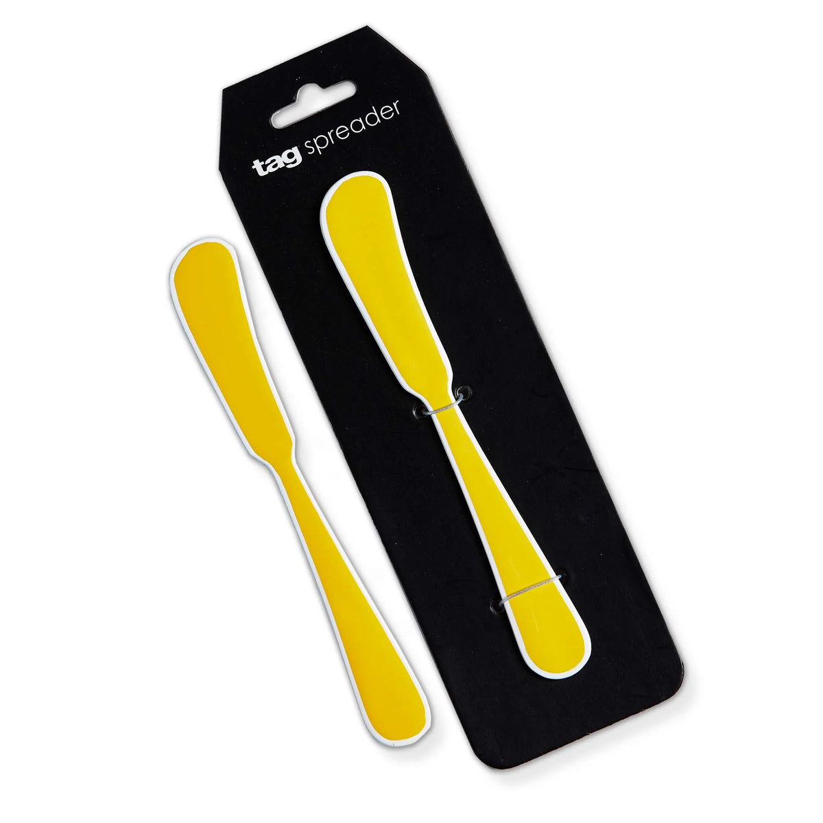 Spreader, Monroe yellow enamel TAG G19586
