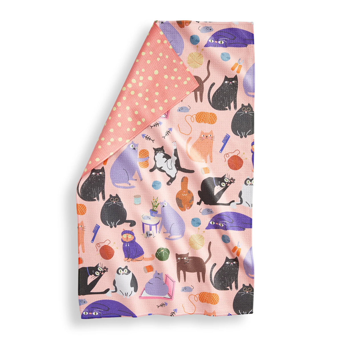 Dishtowel All the Cats microfiber TAG G22386