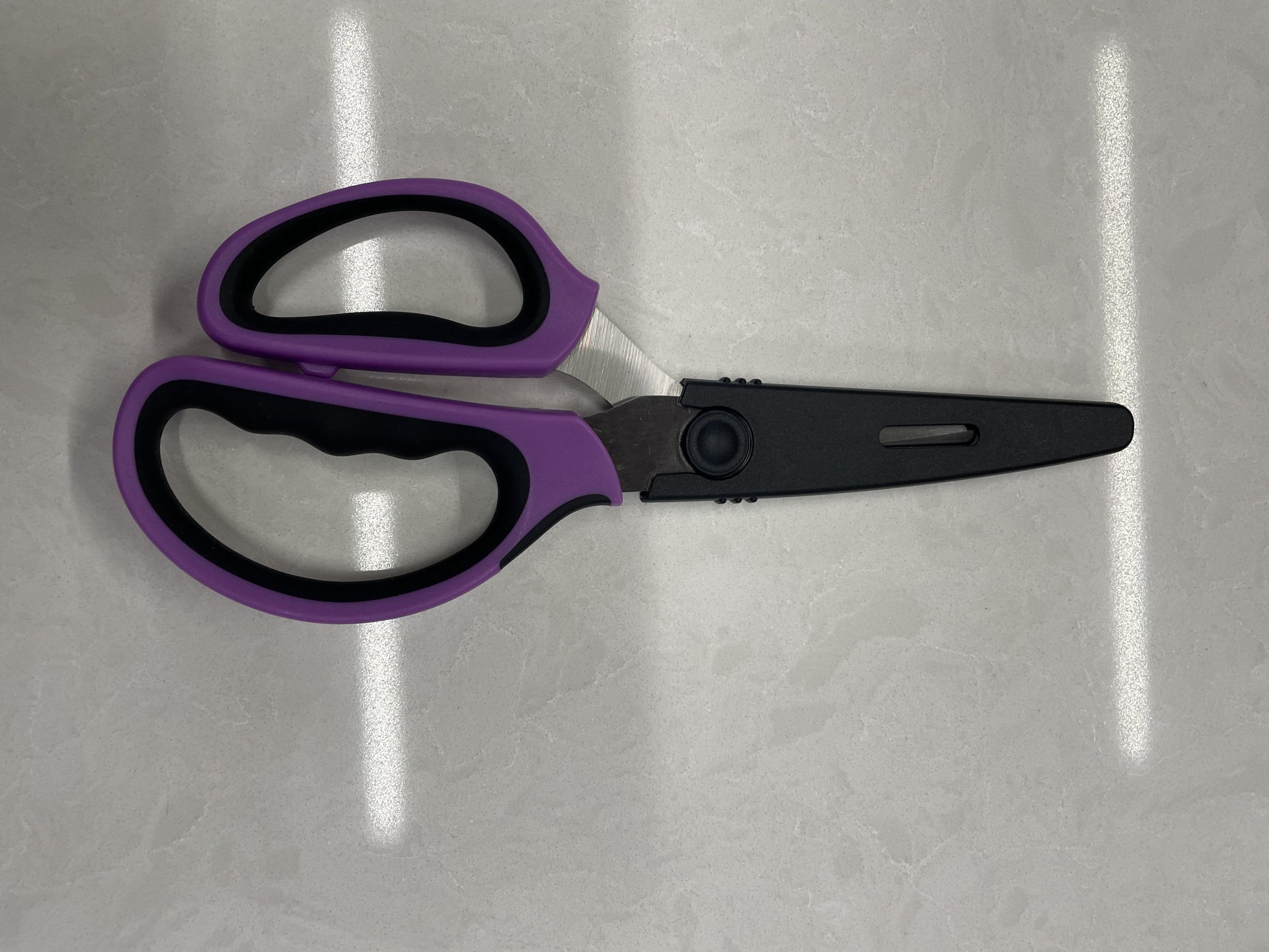 Shear, OffSet 9" purple 10211SPLT Cang