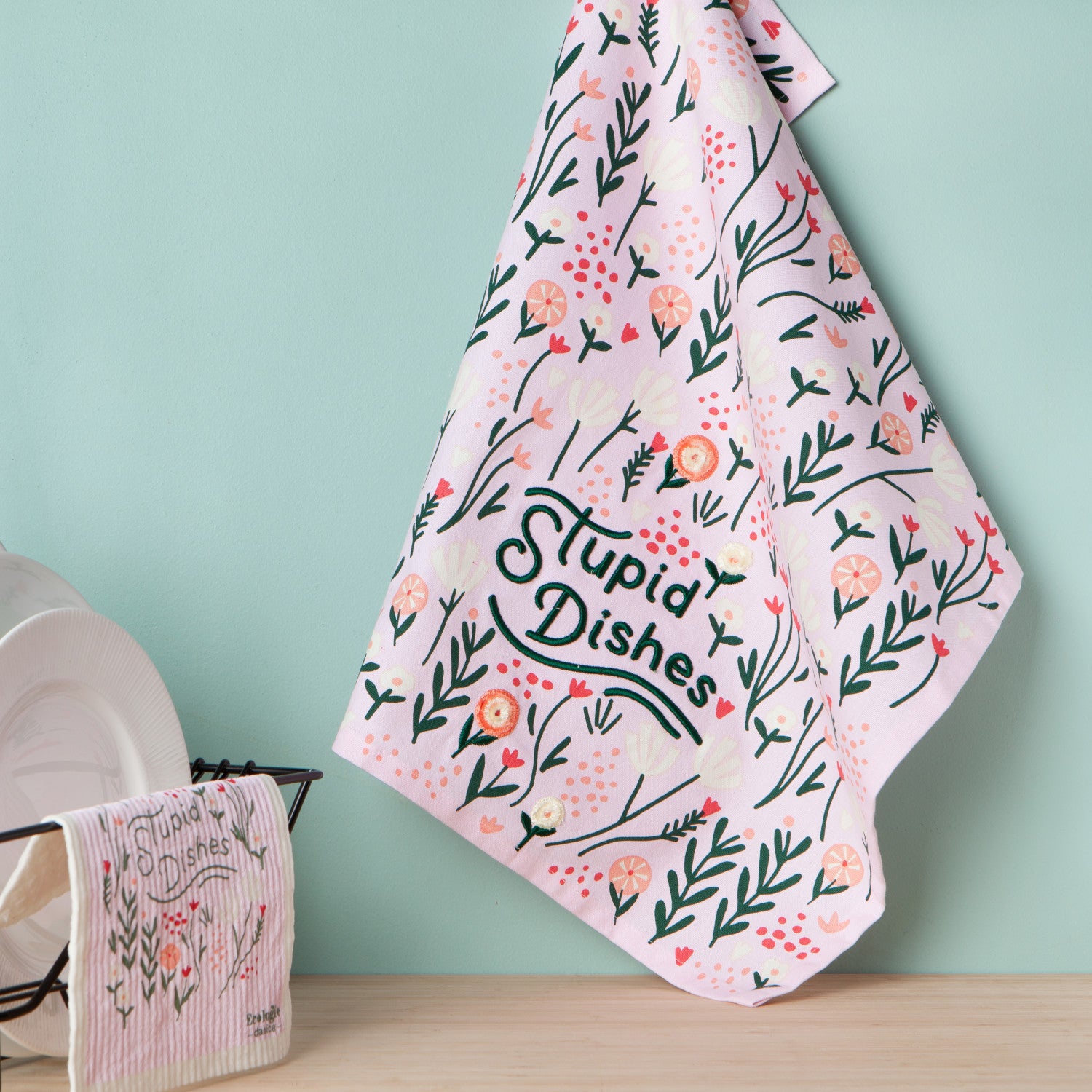 Dishtowel Stupid Dishes DANI JKT1868D