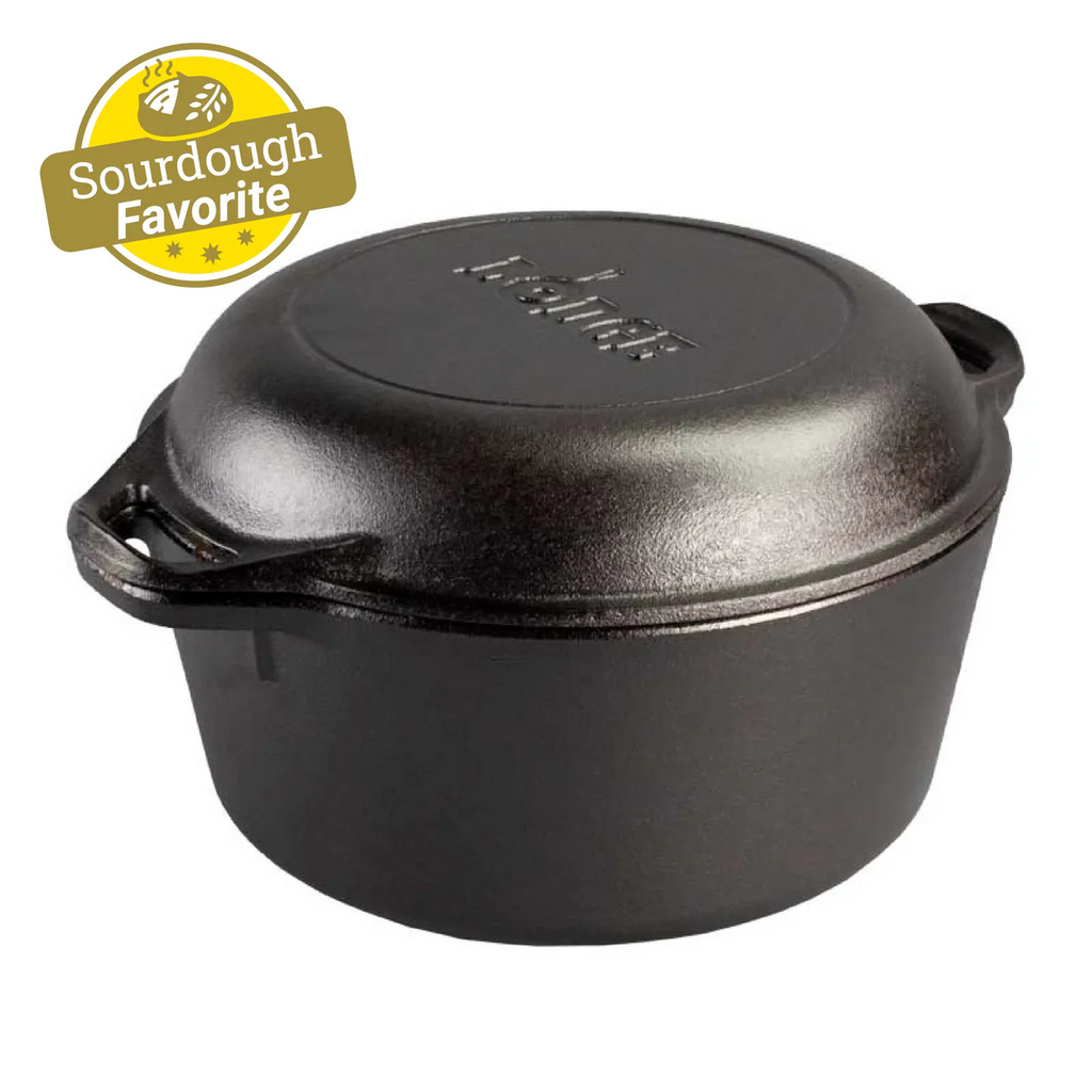 Cast Iron Double Dutch Oven 5 Qt LODGE L8DD3