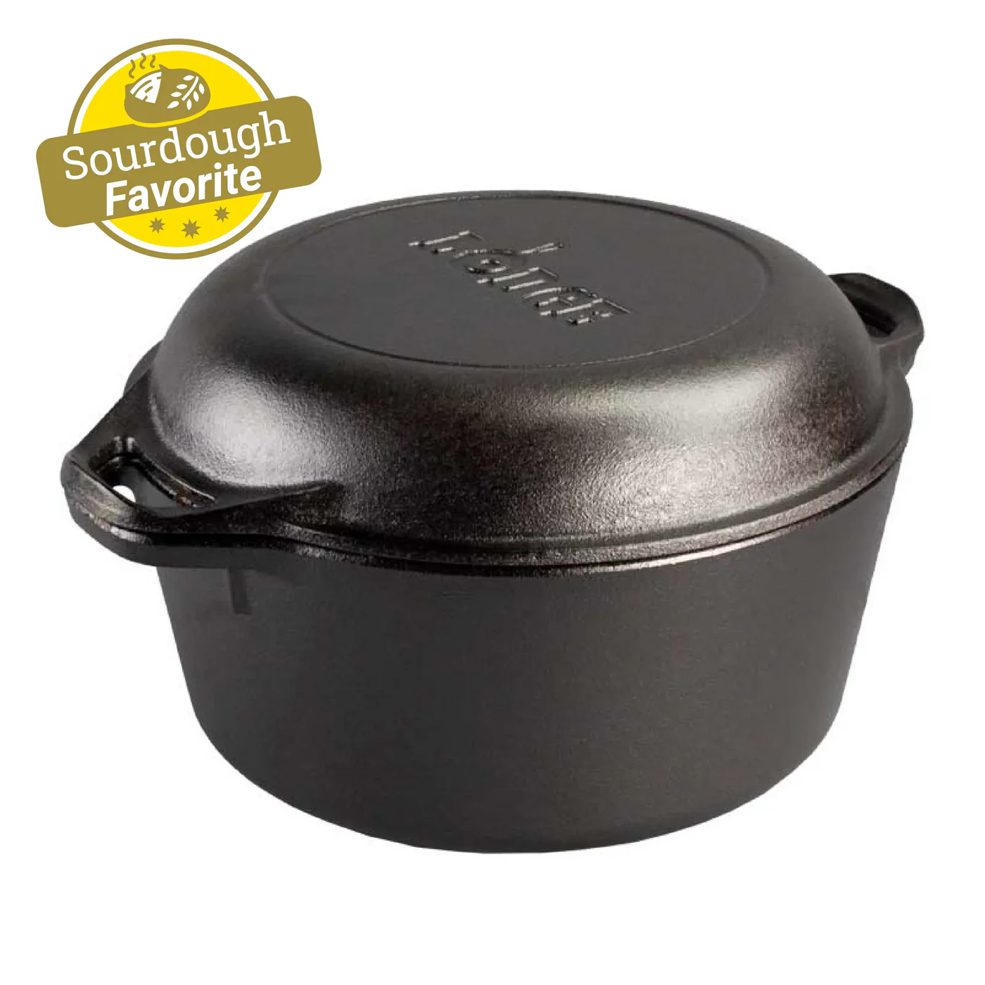 Cast Iron Double Dutch Oven 5 Qt LODGE L8DD3