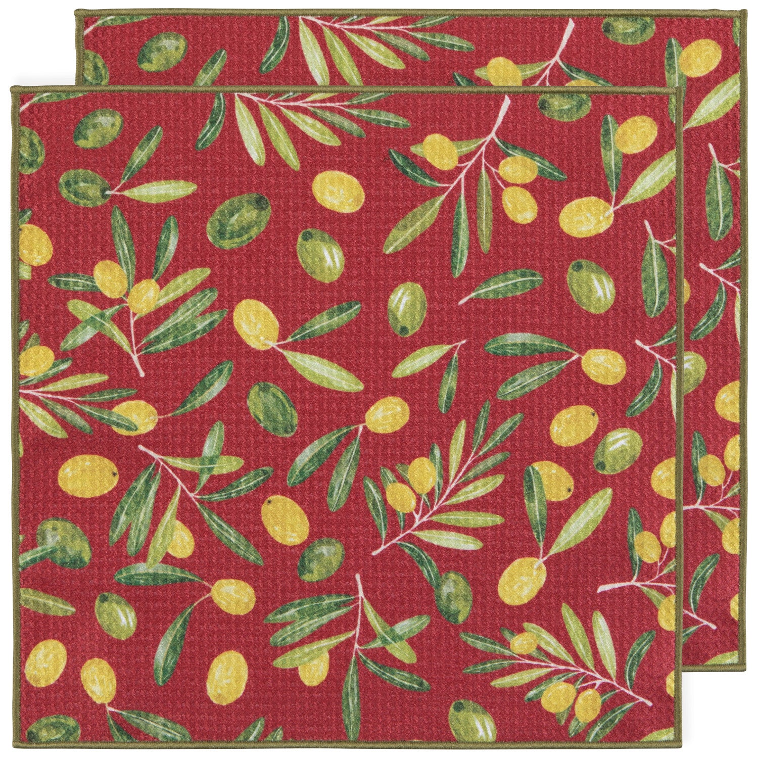 Dishcloth Set Olive Oil Recycled Microfibre DANI NDC3650D