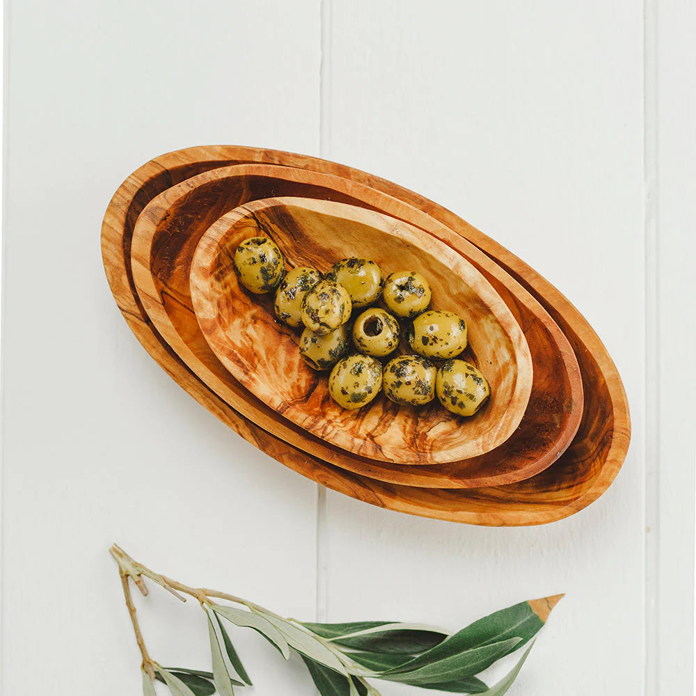 Bowls, Stacking 3pc Olive Wood SELB NM-OL030RGS