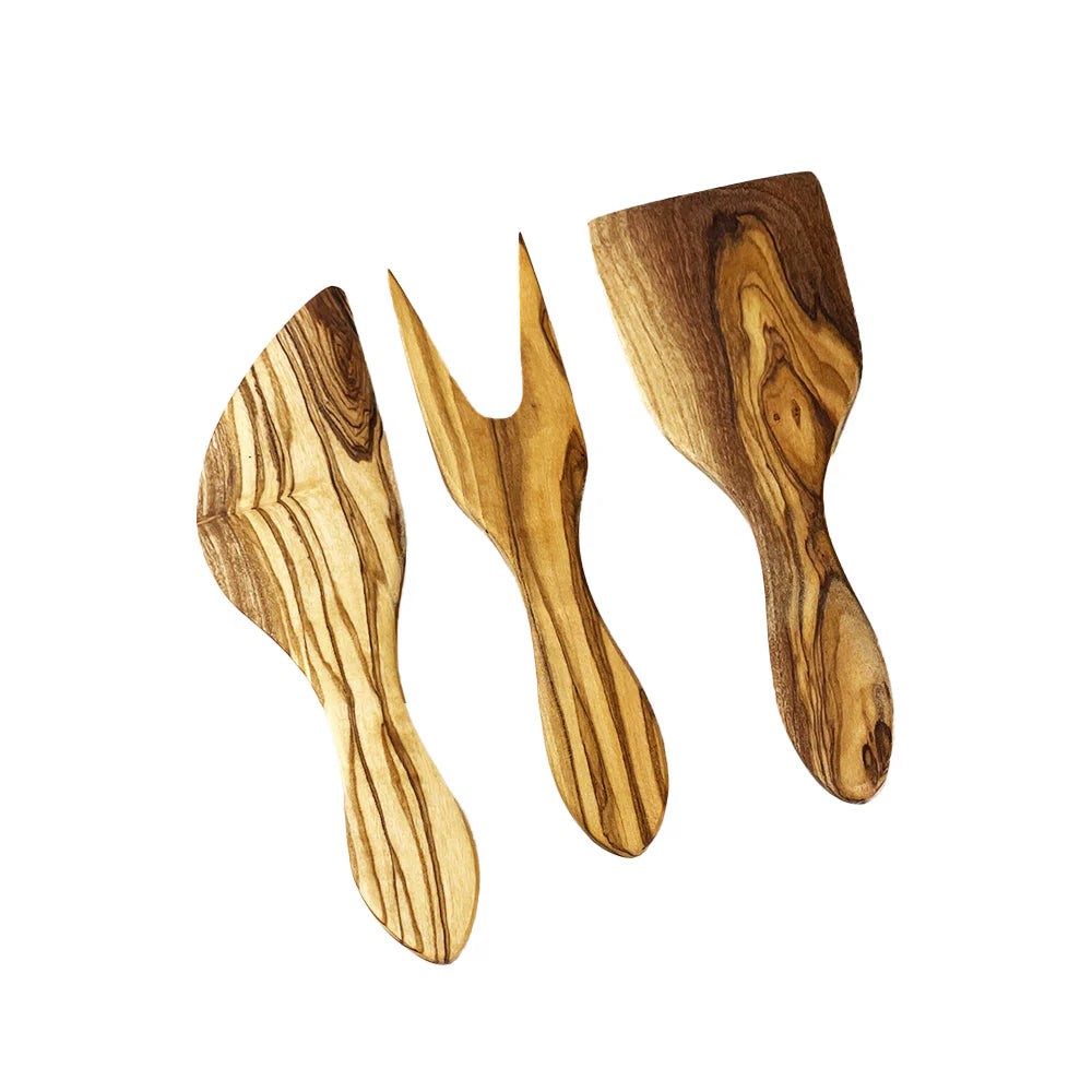Cheese Tools  Mini  Olive Wood 3pc SELB NM-OL047RGS