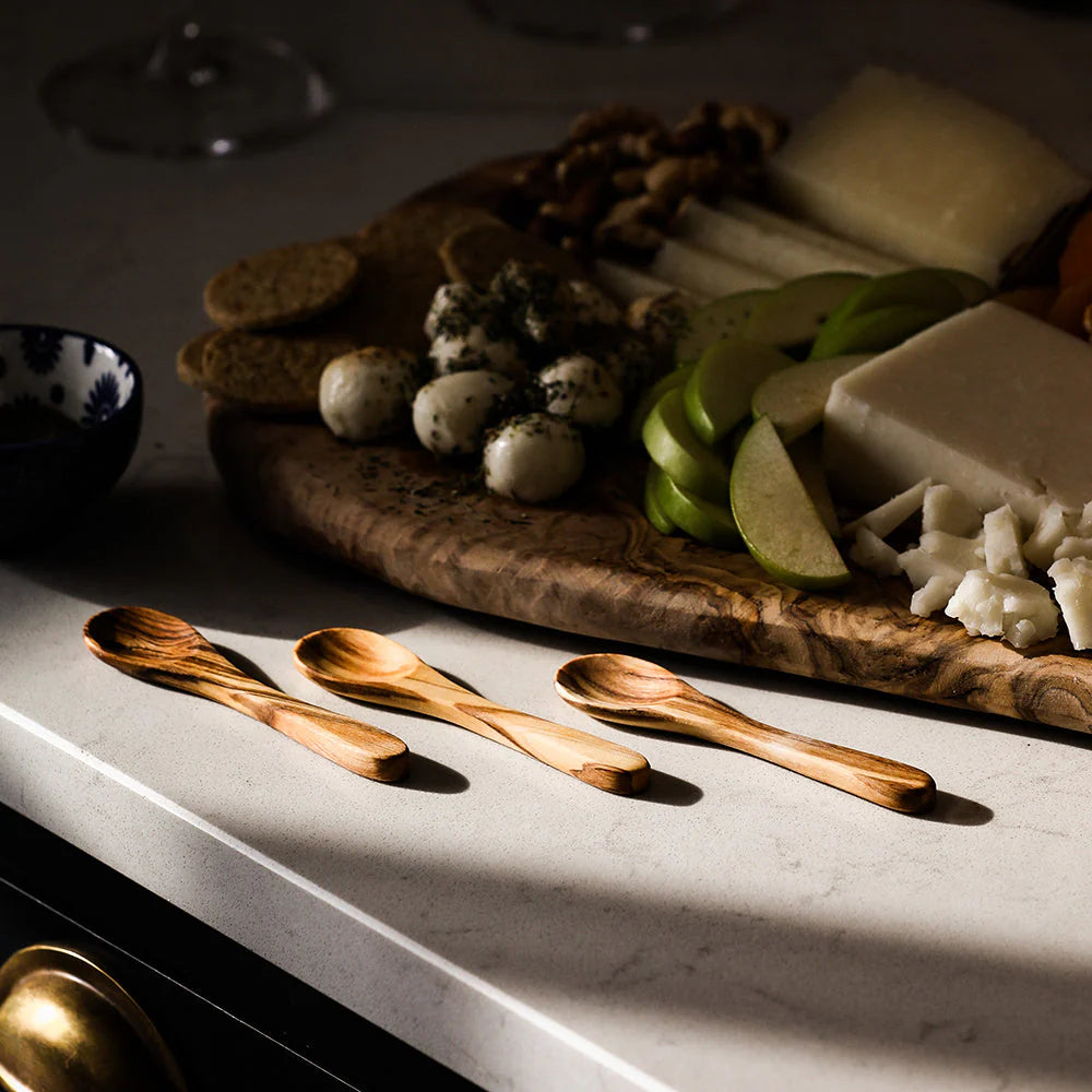 Spoons Mini Olive Wood 3pc SELB NM-OL048RGS