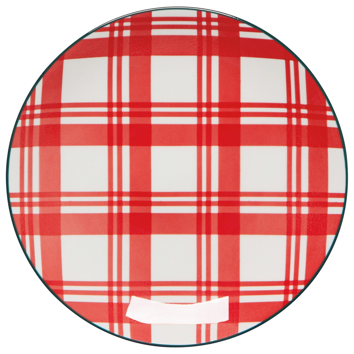 Appetizer Plate Plaid DANI 10252 SPLT