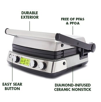 Grill Multi Countertop 3-in-1 GREEN CC007704-001