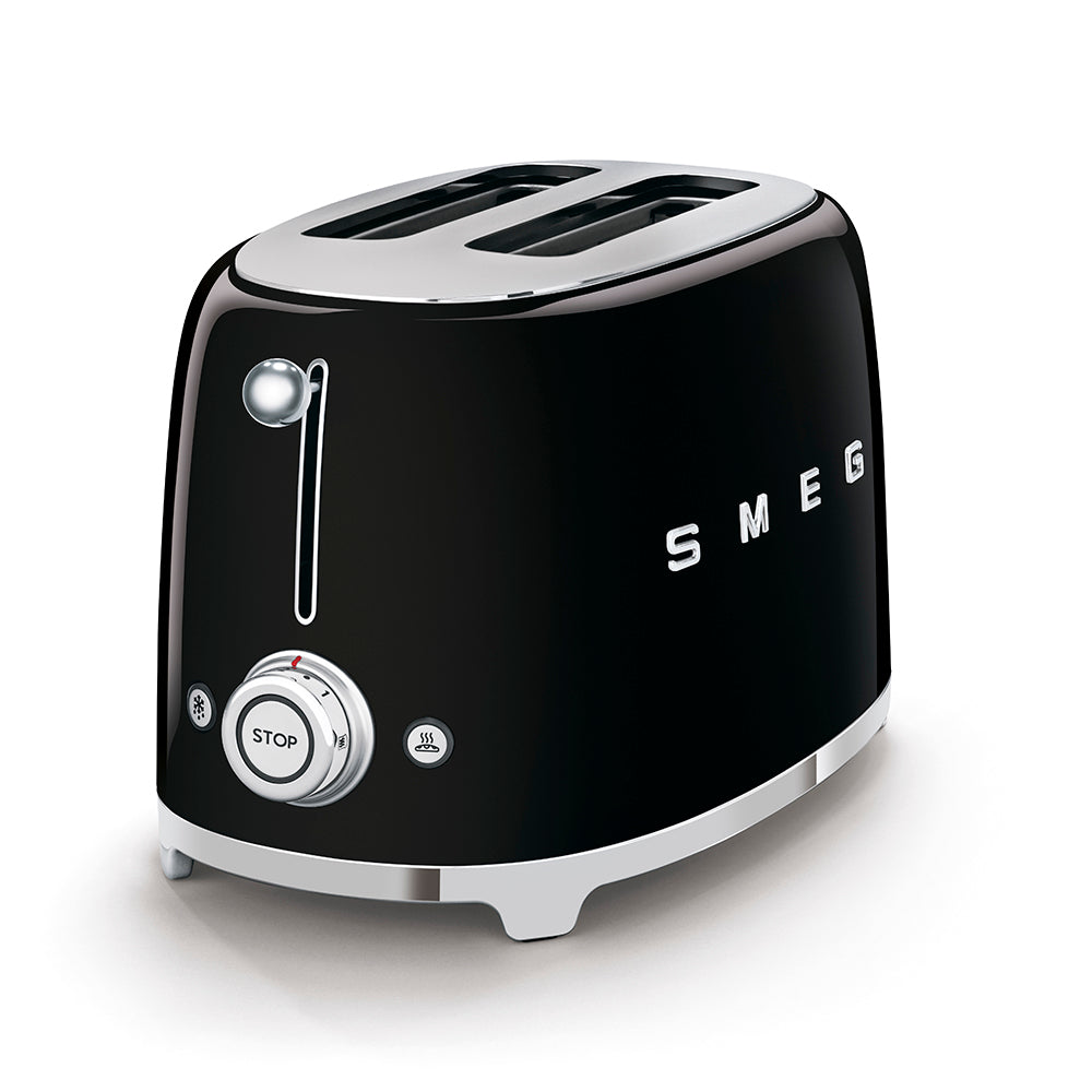 Toaster 2 slice black SMEG TSF01BLUS