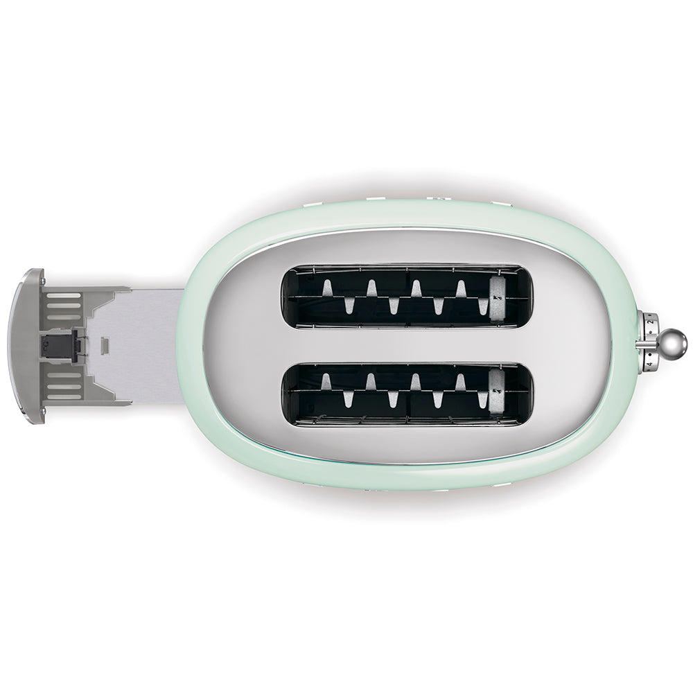 Toaster 2 Slice pastel green SMEG TSF01PGUS