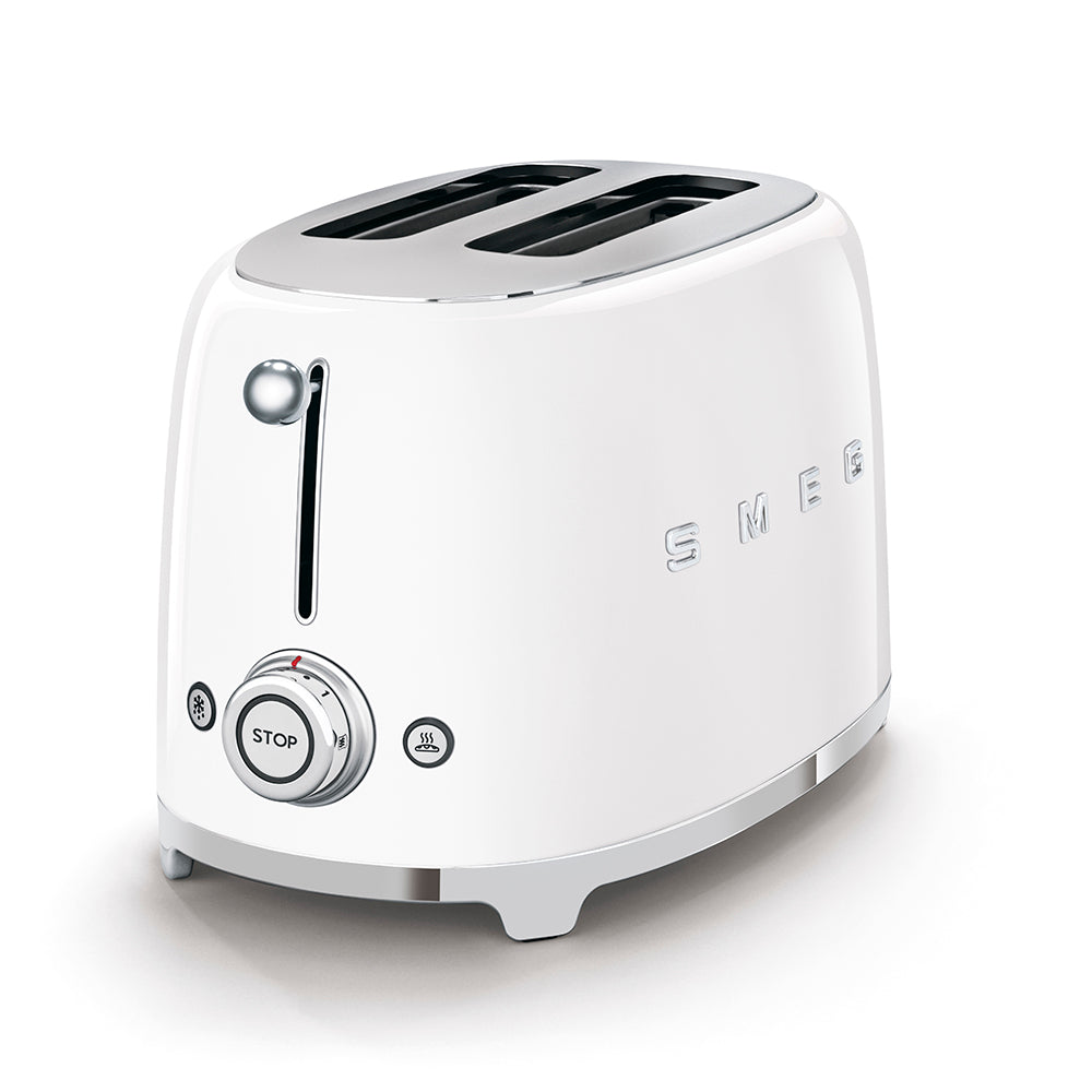 Toaster 2 slice white SMEG TSF01WHUS
