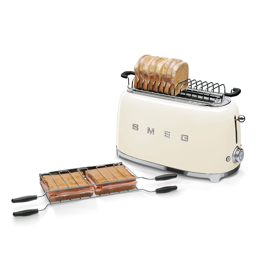 Toaster 4 slice cream SMEG TSF02CRUS