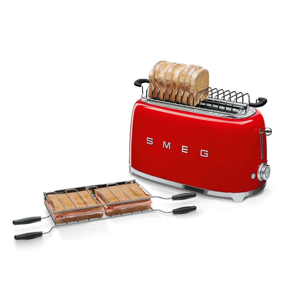 TOASTER 4 SLICE RED SMEG TSF02RDUS