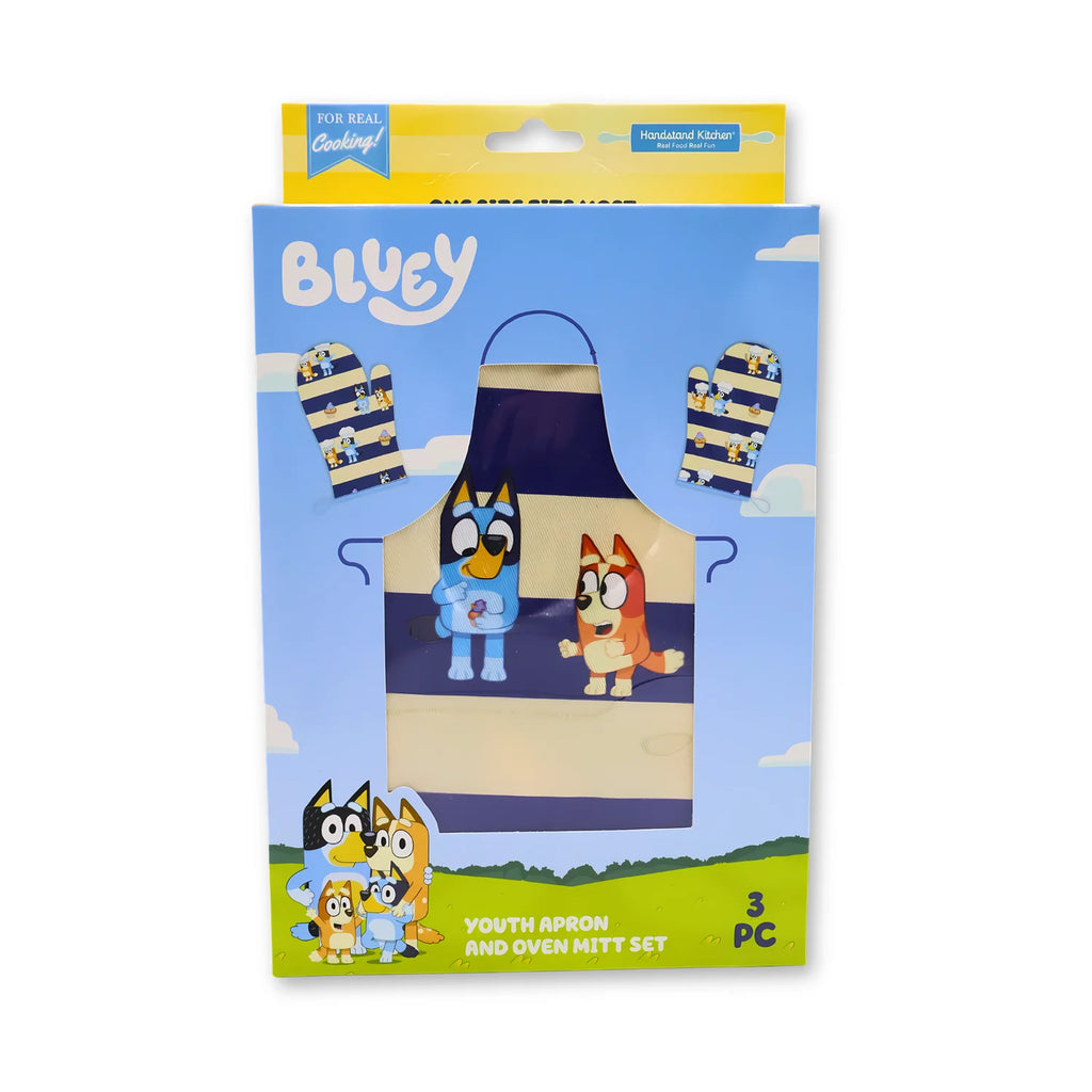 Youth Set, Apron & 2 Mitts - Bluey HNDSTD BLU-YAPMTSET