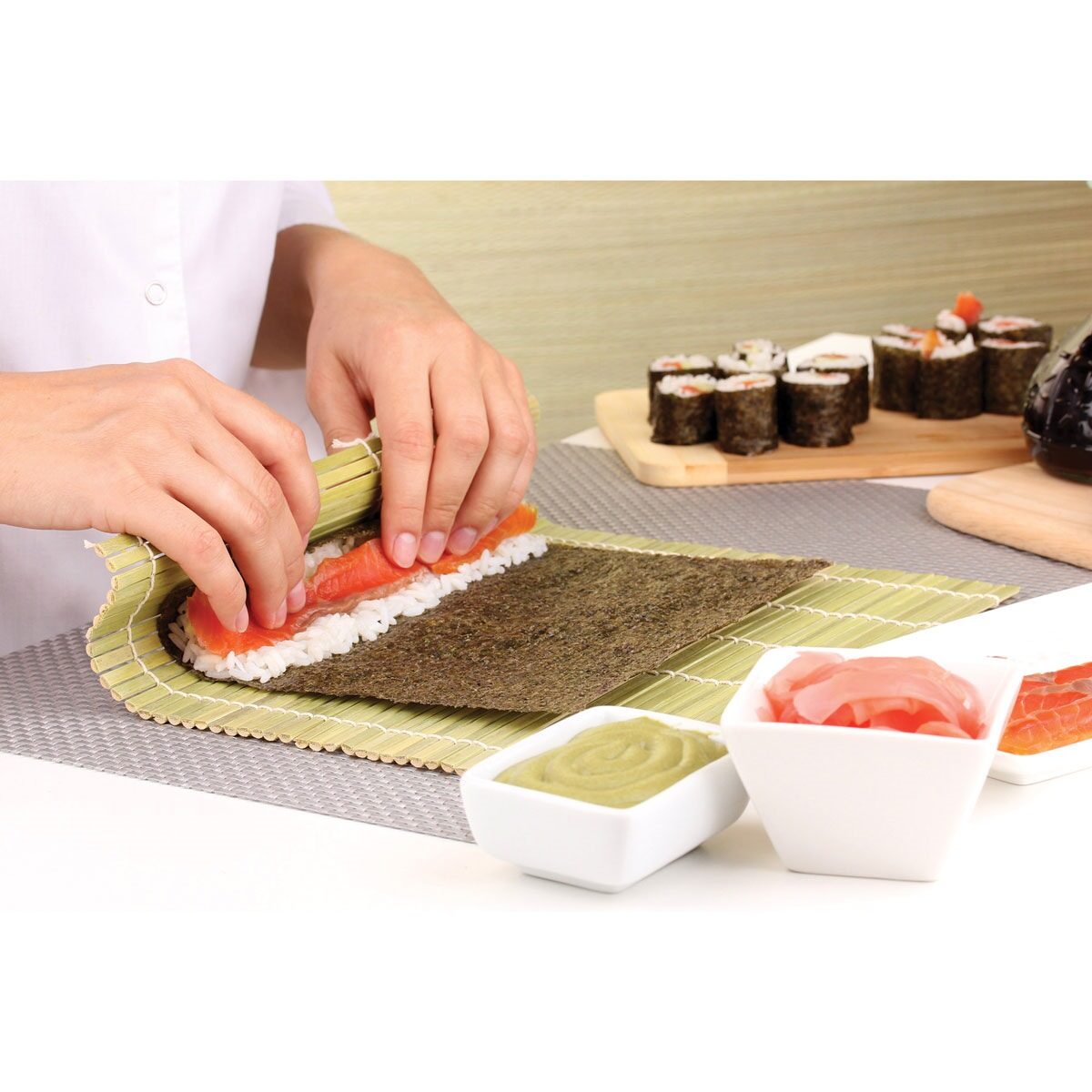 Sushi Mat w/Paddle Helen's Asian Kitchen HIC 97025