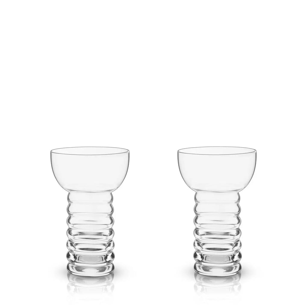 Tiki Pacific Crystal PD tall 2 pc crys VISKI 6430