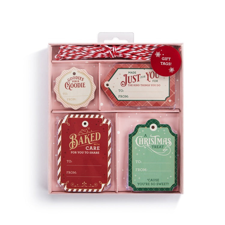 Gift Tags w/Twine Holiday Baking 24pc DEMD 2020250013