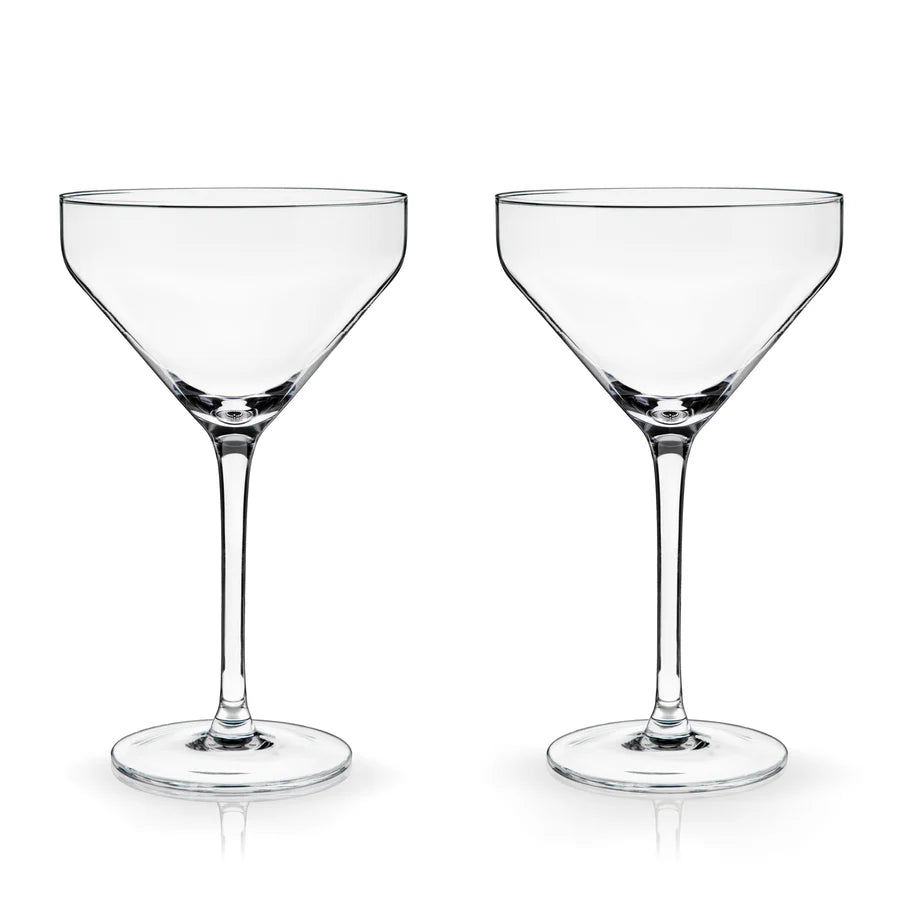 Martini Glasses ang stem Raye 2pc crys VISKI 1083