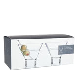 Martini Glasses HB stemless Raye 2pc crys VISKI 3718