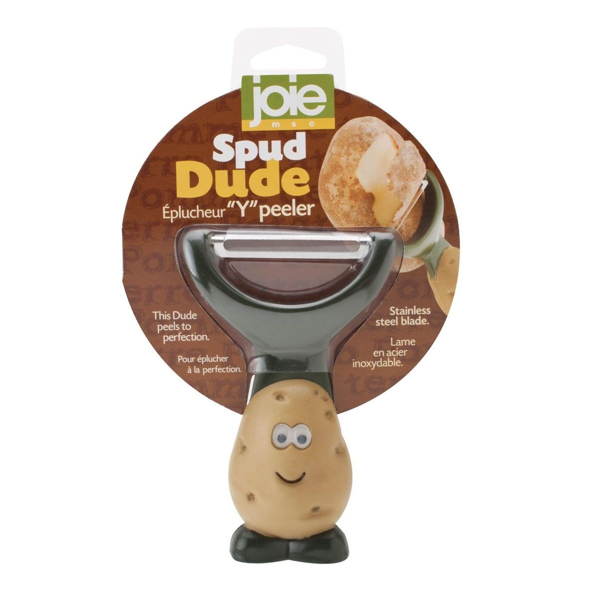 Spud Dude Y Peeler Joie HIC 50658