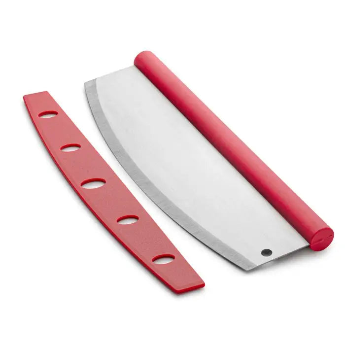 Pizza Cutter w/Blade Guard Luca's Rocking Fantes HIC 22159