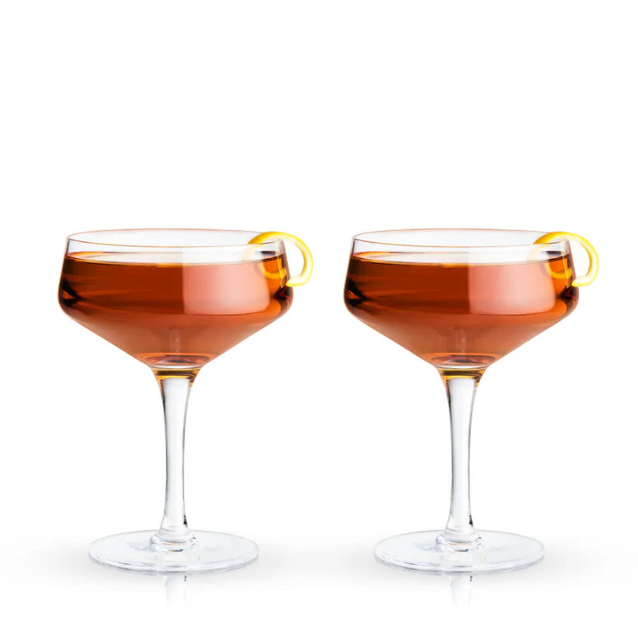 Coupe Glasses ang Raye 2pc crys VISKI 5399