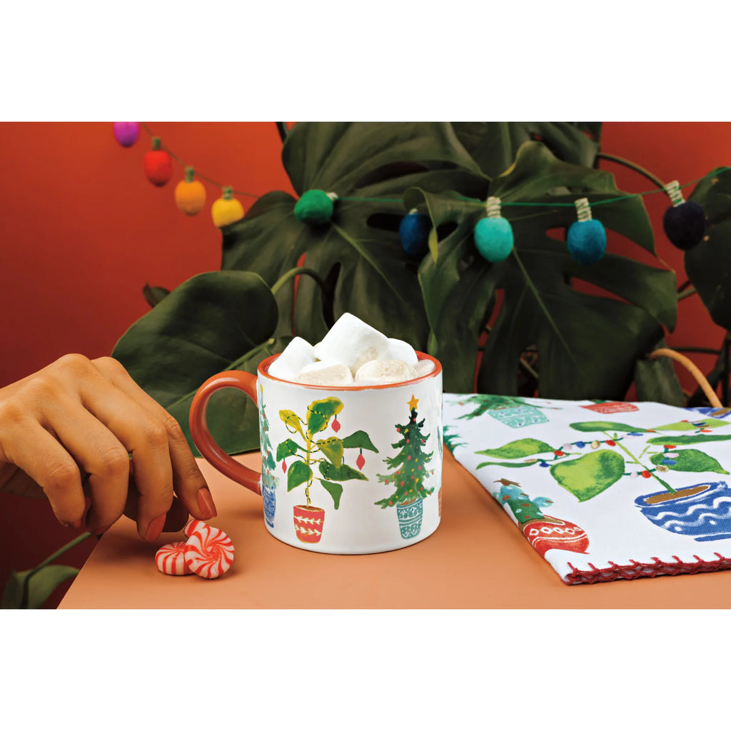 Dishtowel Jingle Plants Xmas DANI JKT3776D