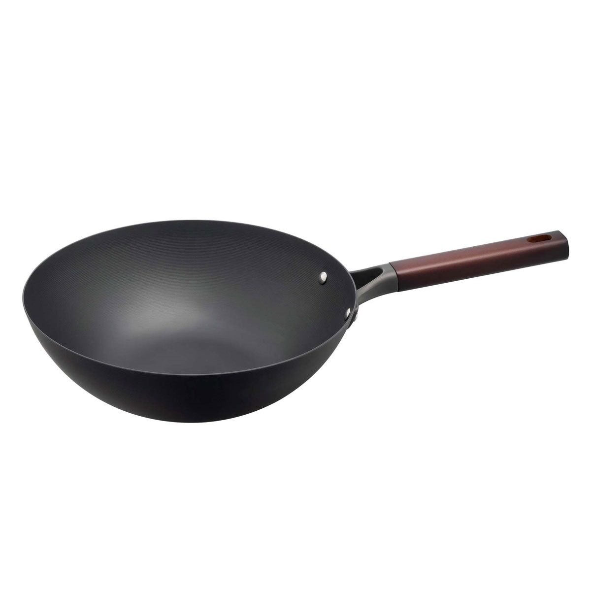 Wok, Pre-Seasoned 12" Carbon Steel  Helen's Kitchen HIC 97165