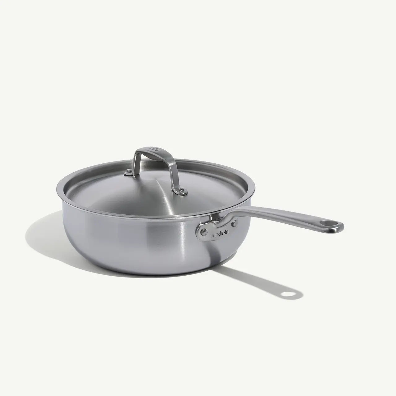 Saucier w/lid 3.5qt ss clad MADN COOK-3L-SAU
