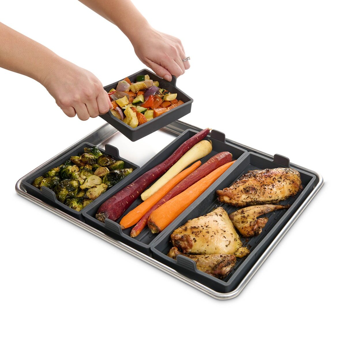 Sheet Pan Dividers Non-Stick 4pc HIC 22179