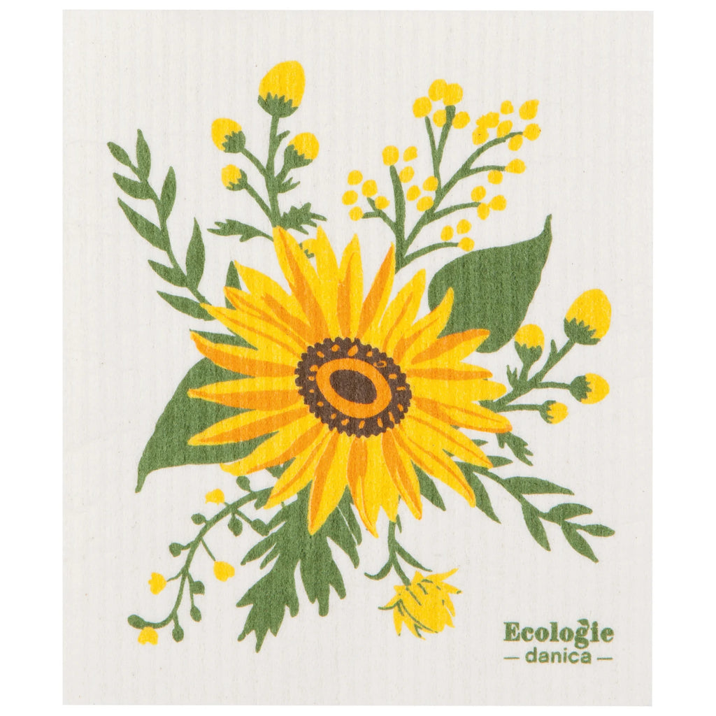 Swedish Dishcloth Sunflower Splendor DANI ESW2678D