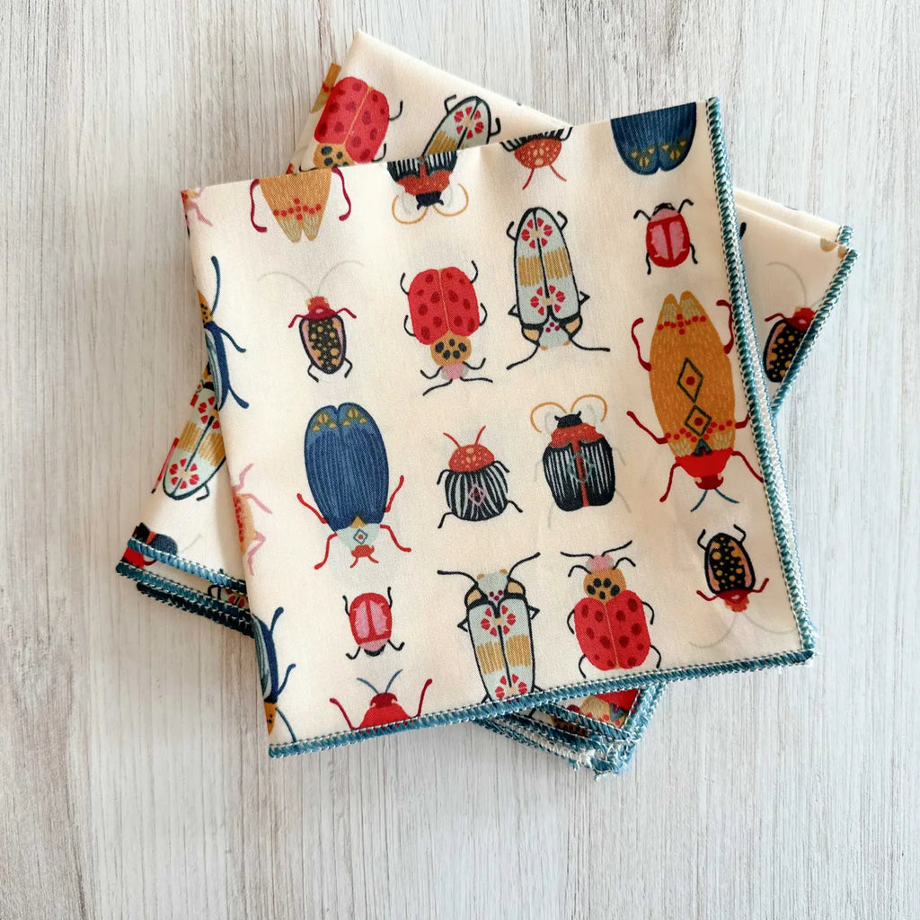 Napkins, Beetle Cloth 4pc DOT