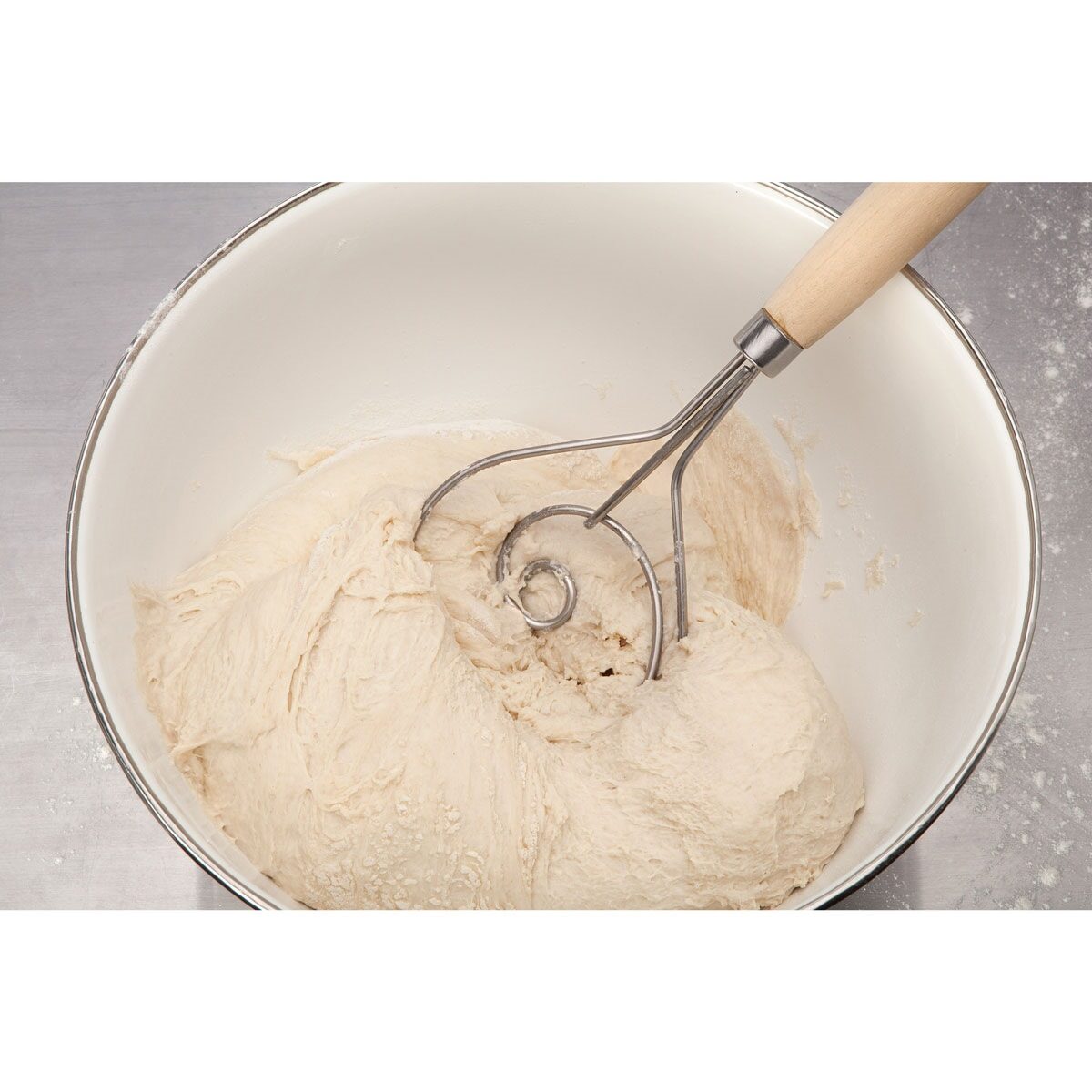 Dough Whisk 12in Mrs. A HIC 43752