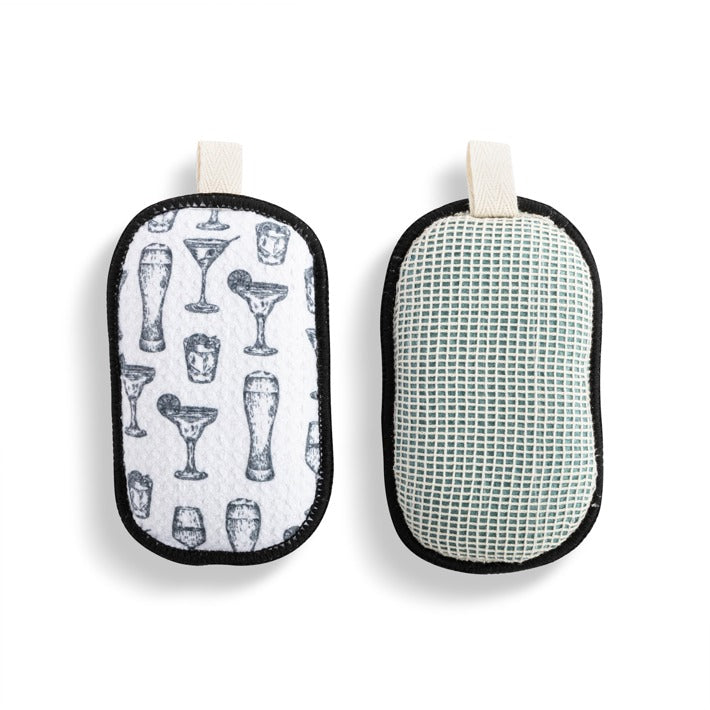 Sponges Cocktail Glasses Absorb Rever 2pc  DEMD 1004181133