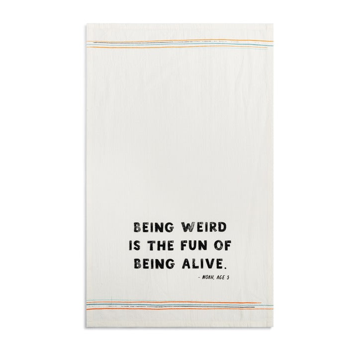 Towel, Flour Sack Fun of Being Alive DEMD 1004950031