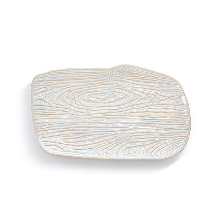 Platter, sm Woodland Ceramic 11.5x7" DEMD 1008090198