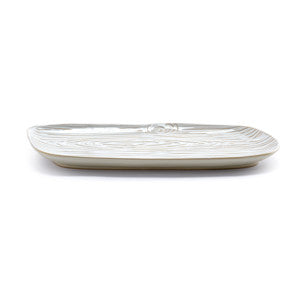 Platter, sm Woodland Ceramic 11.5x7" DEMD 1008090198