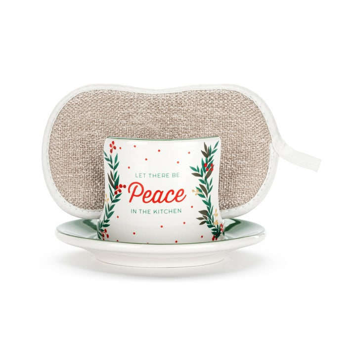 Soap Dish w/Sponge Let There Be Peace DEMD 2020240009