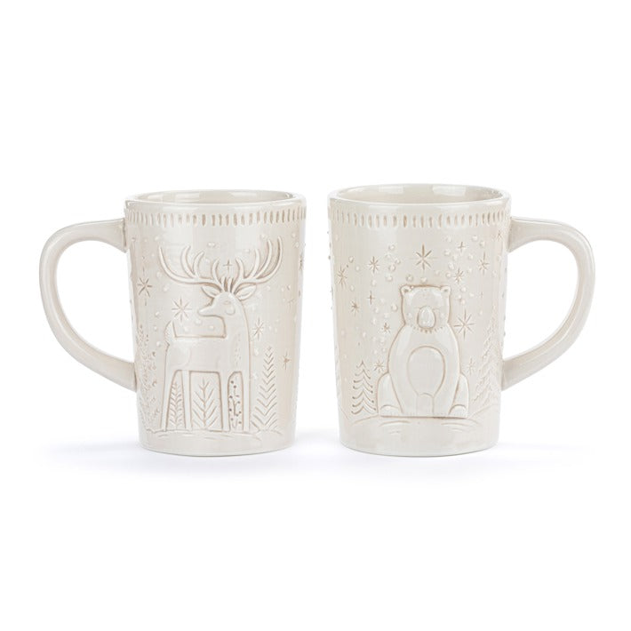 Mugs Deer & Polar Bear 2pc Ceramic DEMD 2020250247