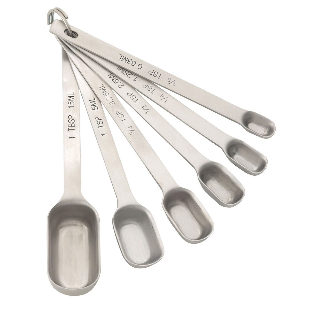 Measuring Spoons, Spice 6 pc Mrs. A HIC 48007