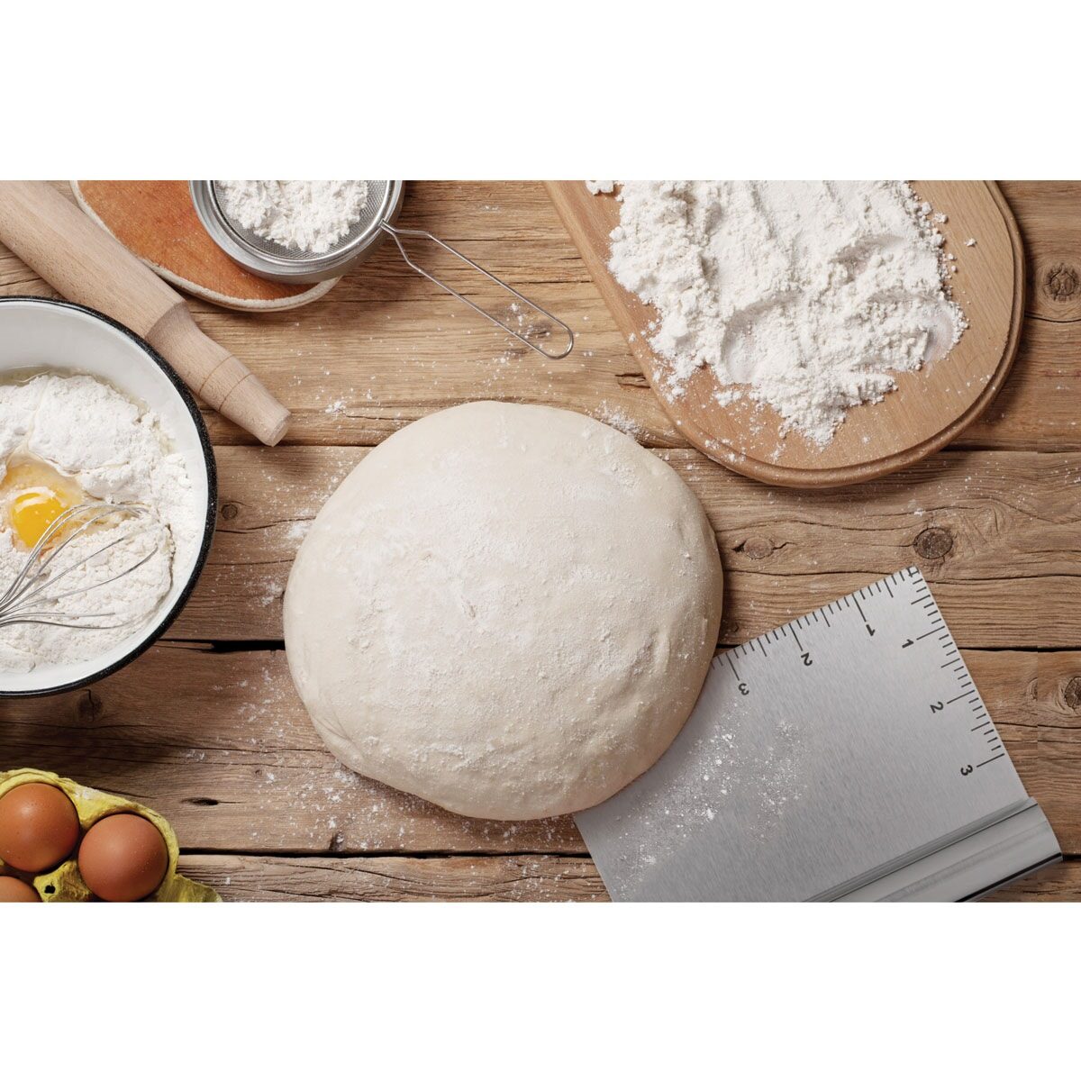 Pastry Dough Cutter Scraper w/Measurements Mrs. A HIC 43892